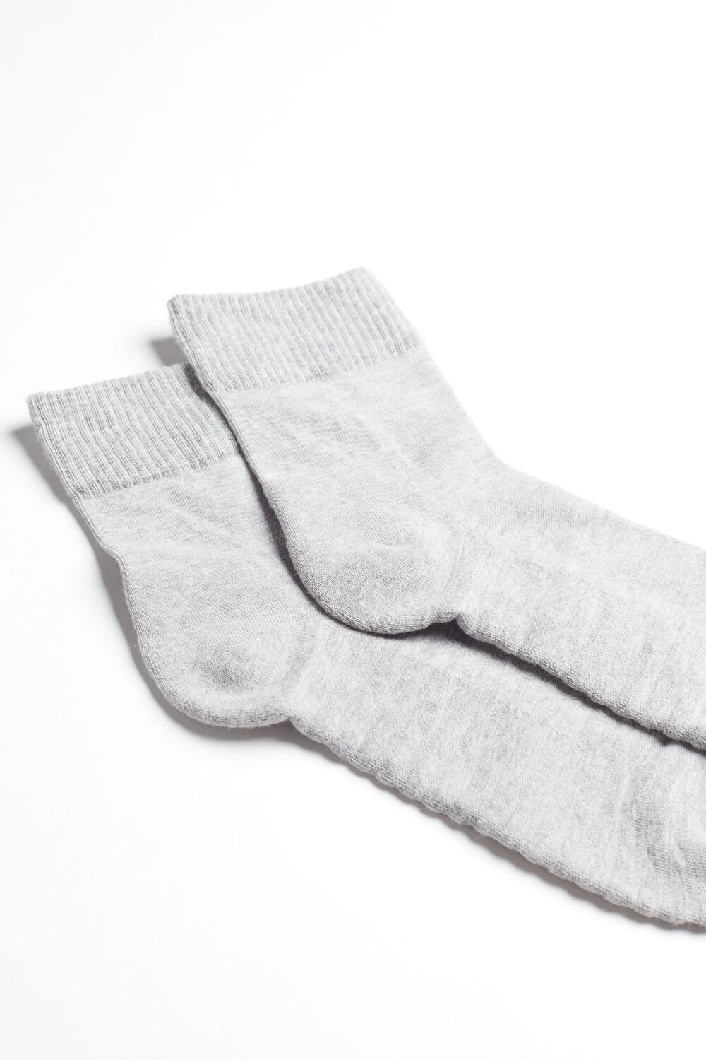 Grey - 2000 - Gray Sweatshirt Intimissimi Terrycloth Short Socks | NQIR-43987