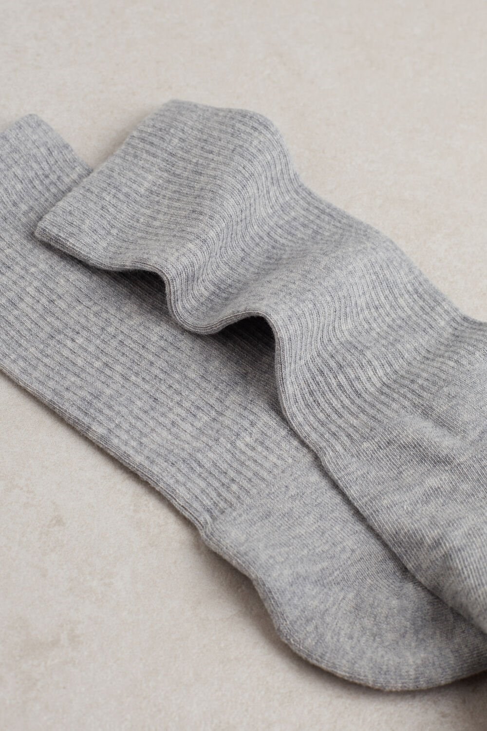 Grey - 2000 - Gray Sweatshirt Intimissimi Short Terrycloth Socks | VCYJ-71469