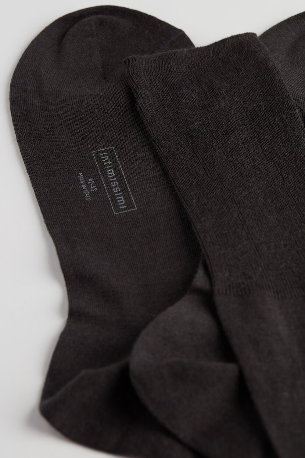 Grey - 780 - Anthracite Intimissimi Tall Cashmere-Silk-Cotton Blend Socks | SDHQ-61503