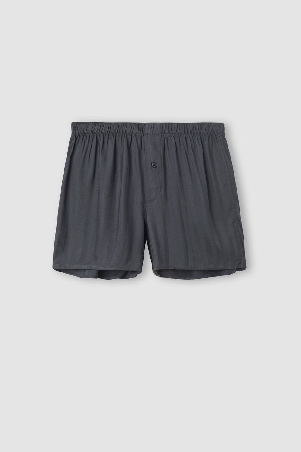 Grey - 816i - Gray Intimissimi Woven Modal Boxers | IERD-92574