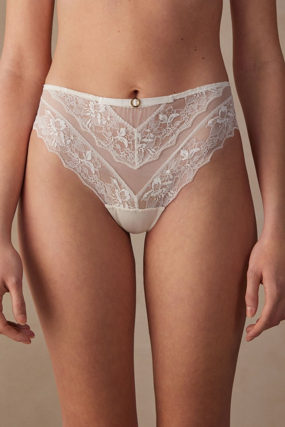 Ivory - 2127 - Talc White Intimissimi Fearless Femininity Hipster Brazilian | AFGI-63482