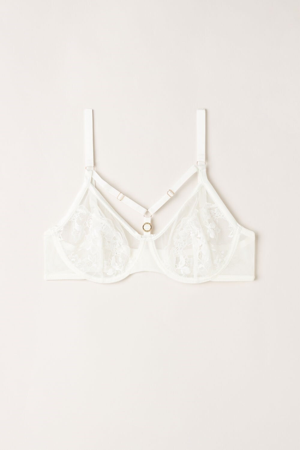 Ivory - 2127 - Talc White Intimissimi Fearless Femininity Sveva Balconette Bra | LNEZ-24139