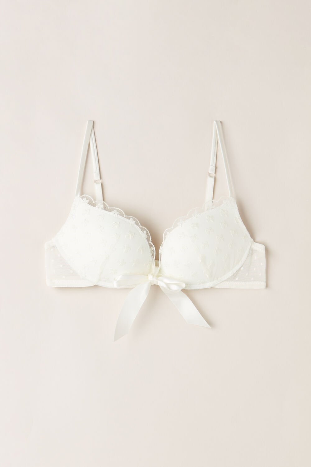 Ivory - 2127 - Talc White Intimissimi Love Cadeau Gioia Super Push-up Bra | KOTY-70845