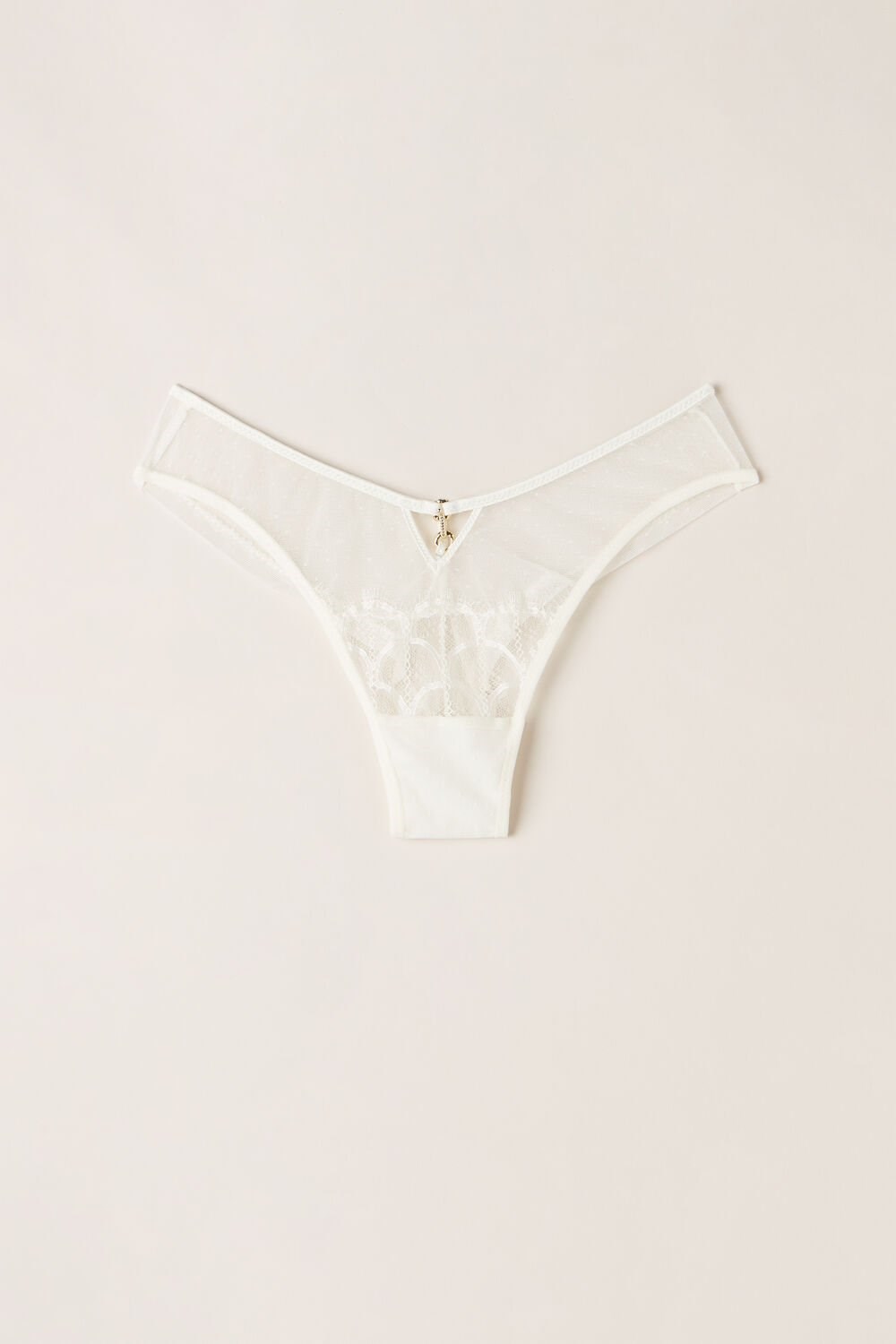 Ivory - 2127 - Talc White Intimissimi Pure Charme ‘80s Style Brazilian | LTDE-69480