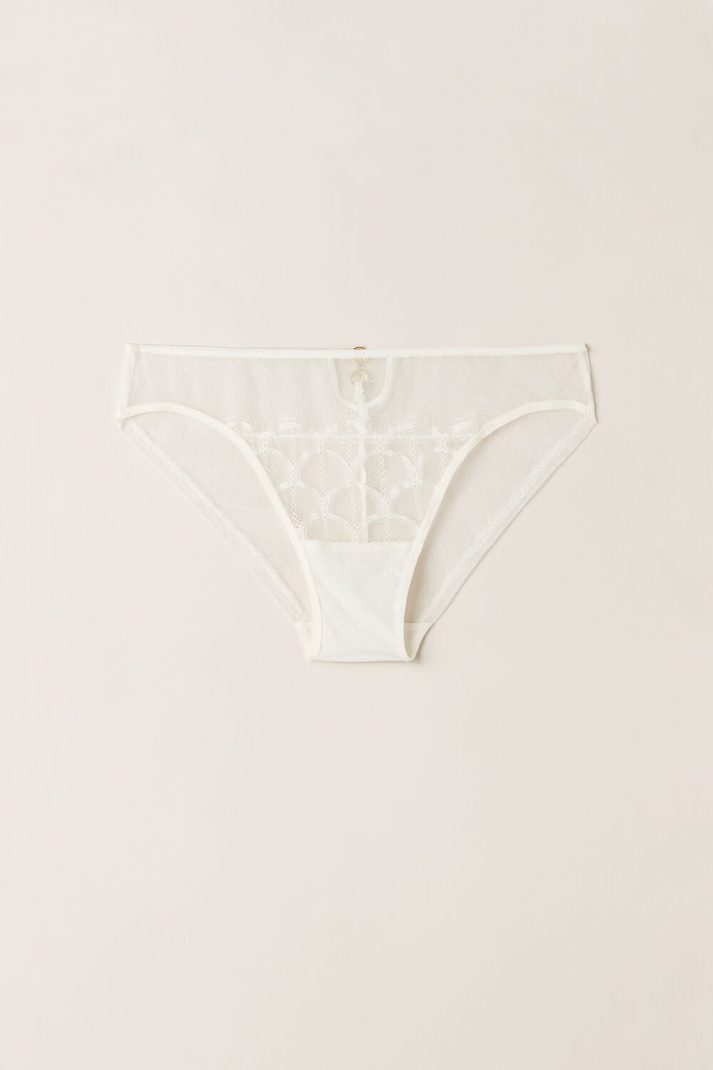 Ivory - 2127 - Talc White Intimissimi Pure Charme Panties | NVMZ-59643