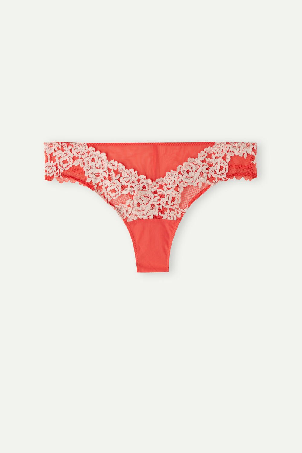 Ivory - 216j - Flame Scarlet / Ivory Intimissimi Pretty Flowers Brazilian | YZUW-87293