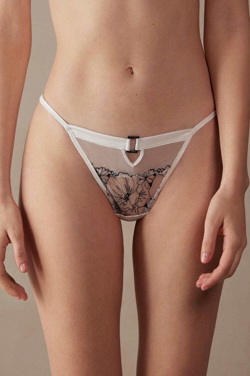 Ivory Intimissimi Pure Joy String Thong | HWEO-97106