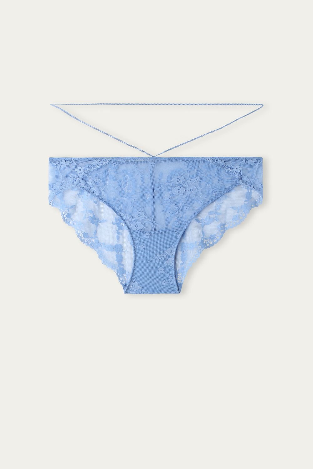 Light Blue - 211j - Light Blue Hydrangea Intimissimi Feeling Beautiful Panties | GOBY-85904