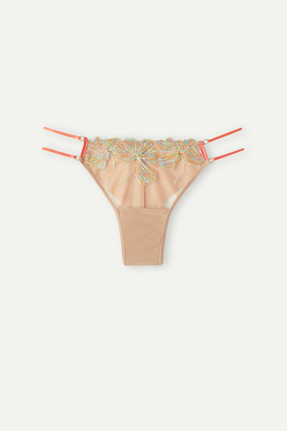 Multicolor - 235j - Soft Beige / Multicolor Intimissimi Candy Colors Brazilian | RQDM-83029