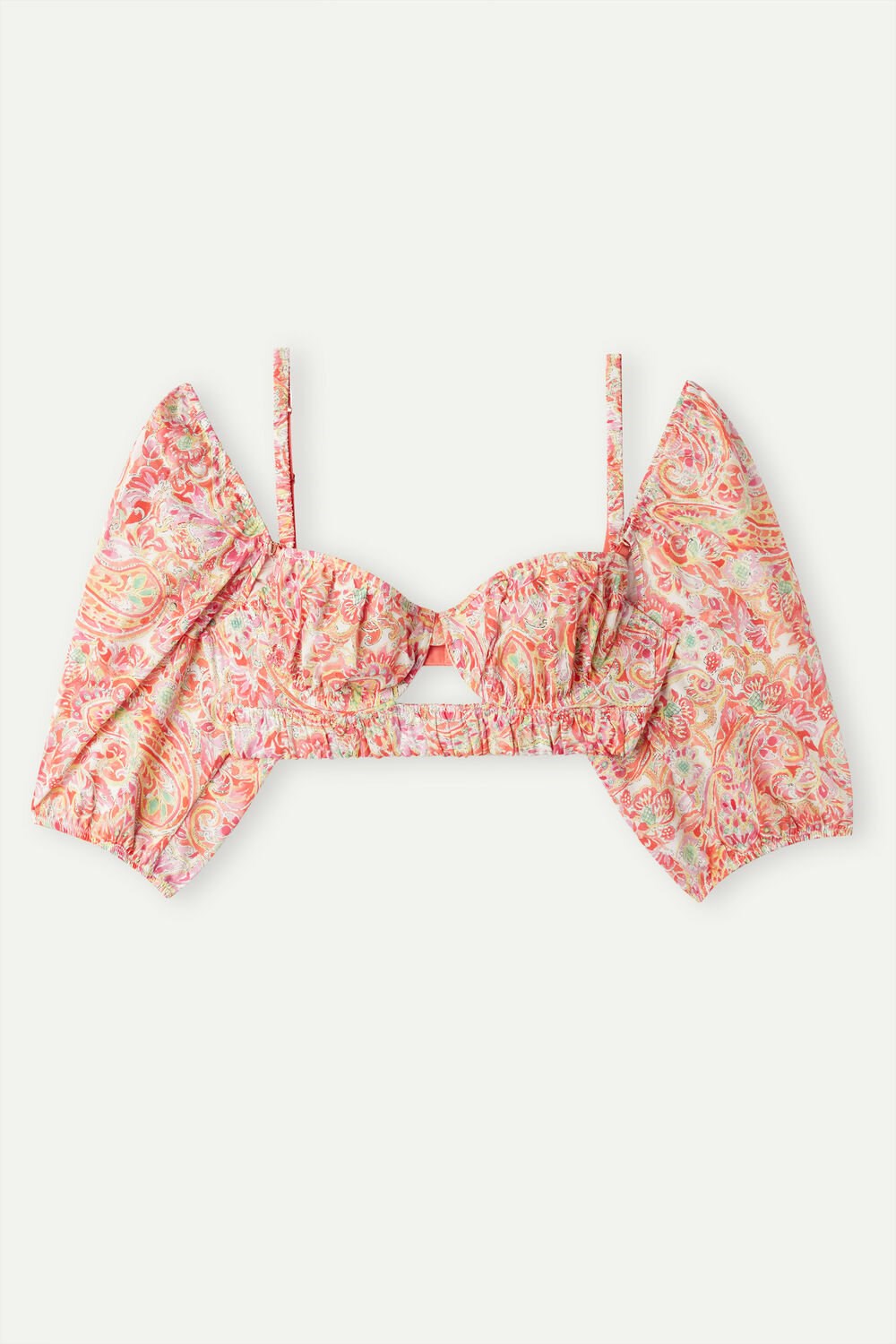 Multicolor - 240j - Summer Cashmere Print Intimissimi Summer Journey Bra Top | EQYX-97514