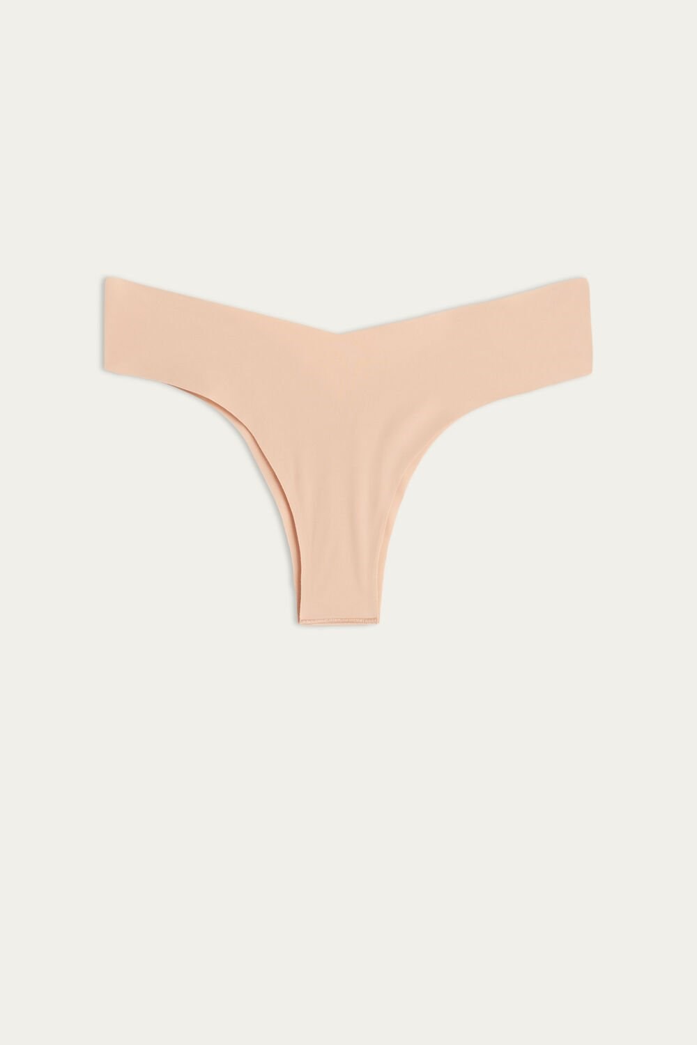 Natural - 044 - Soft Beige Intimissimi 80s-style Brazilian Panties in Ultralight Microfiber | QYVU-32645