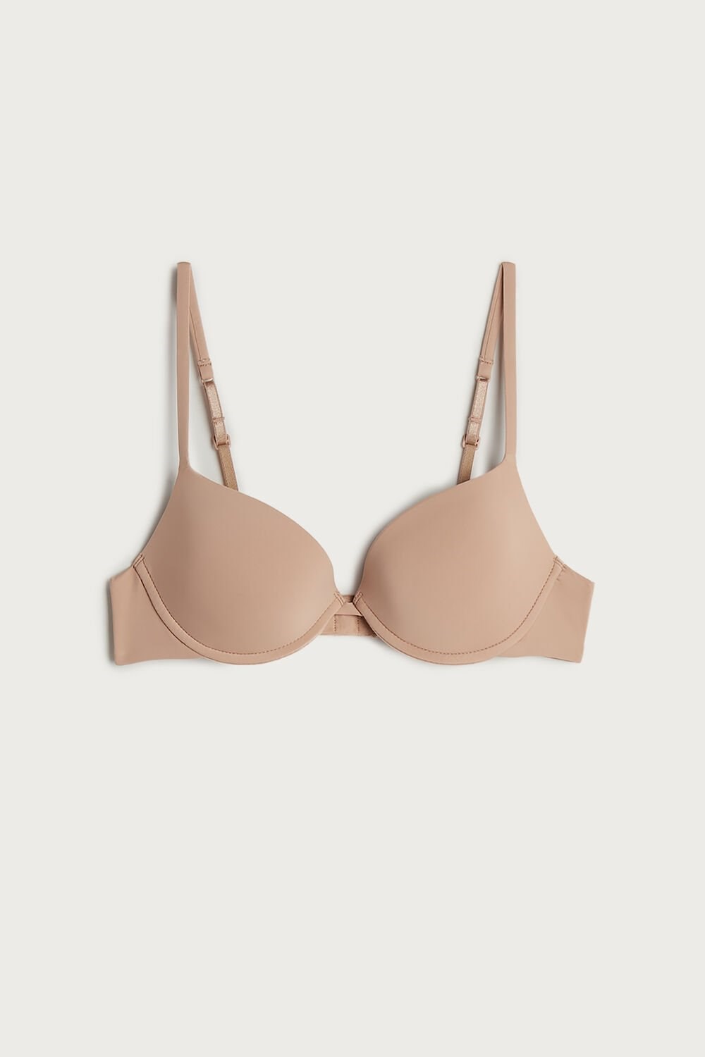 Natural - 044 - Soft Beige Intimissimi Bellissima Push-up Bra in Microfiber | ADOC-32087