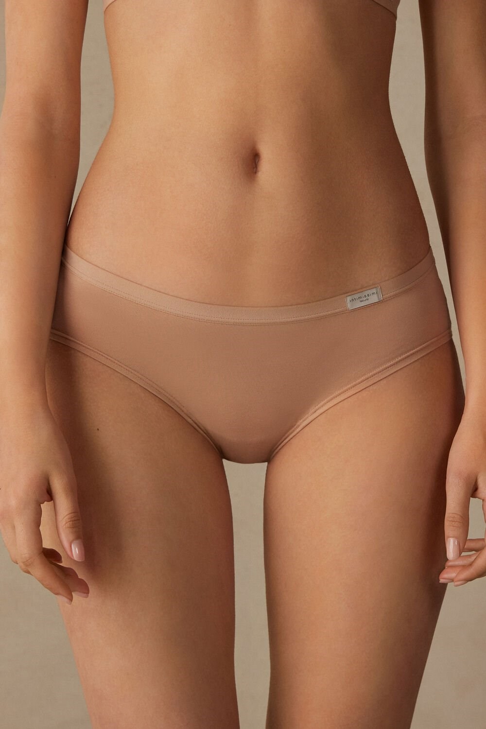 Natural - 044 - Soft Beige Intimissimi Cozy Panties in Cotton | TQYU-71692