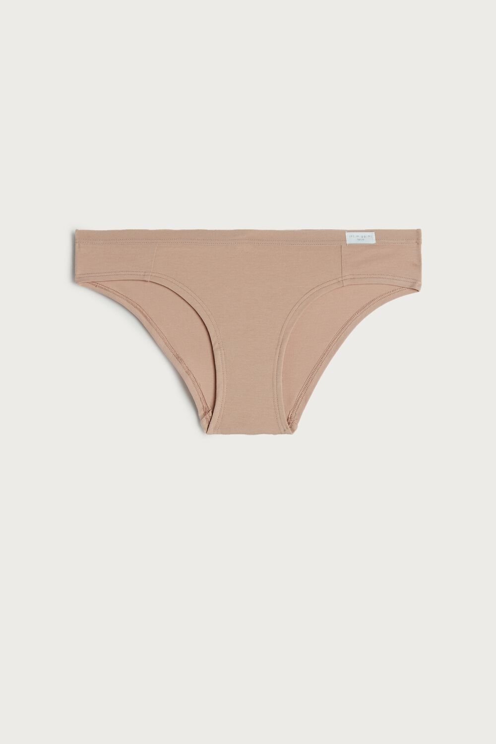 Natural - 044 - Soft Beige Intimissimi Cotton Panties | ZCHR-86315