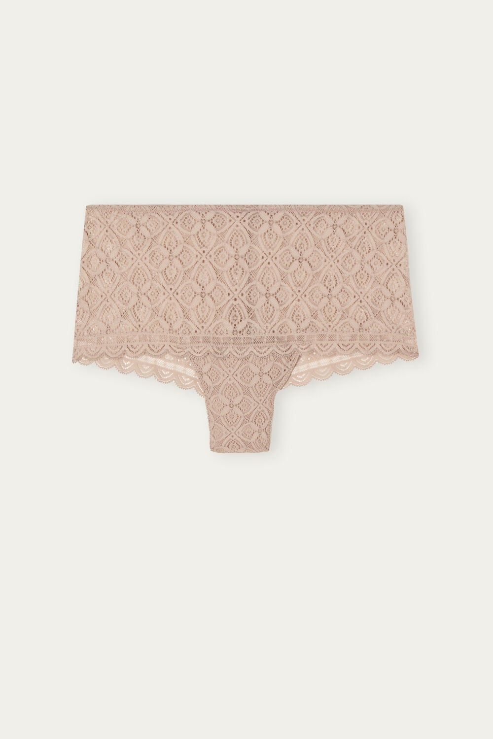 Natural - 044 - Soft Beige Intimissimi Lace Hipster | GQVB-47512