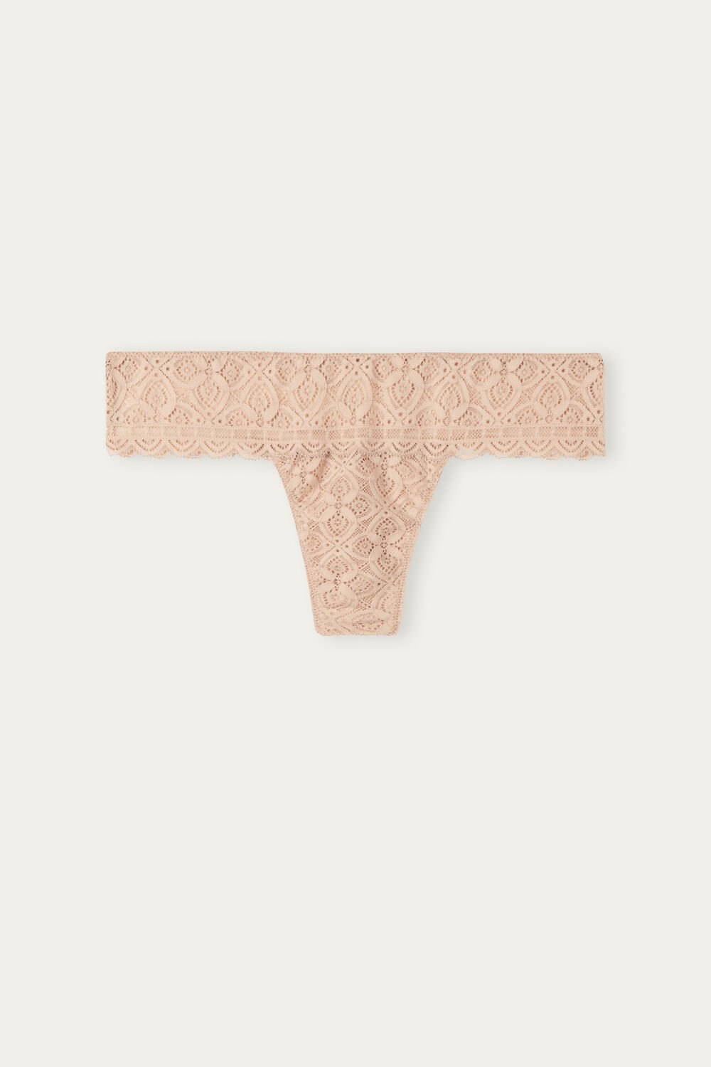 Natural - 044 - Soft Beige Intimissimi Lace Brazilian | PWBI-20793