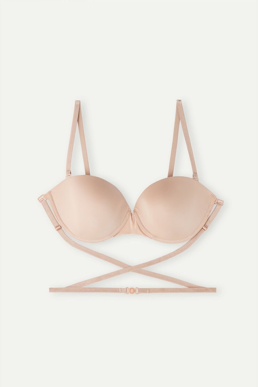 Natural - 044 - Soft Beige Intimissimi Multi-functional Anna Balconette Bra in Ultralight Microfiber | BHQM-71290