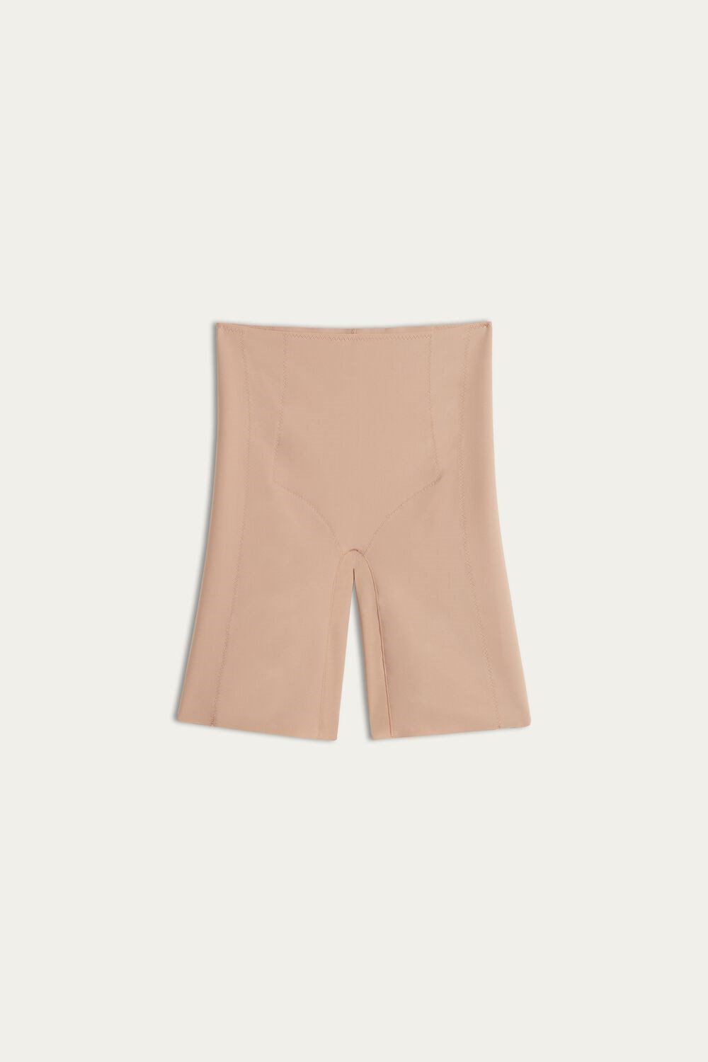 Natural - 044 - Soft Beige Intimissimi Raw-Cut Microfiber Shorts | APFS-12306