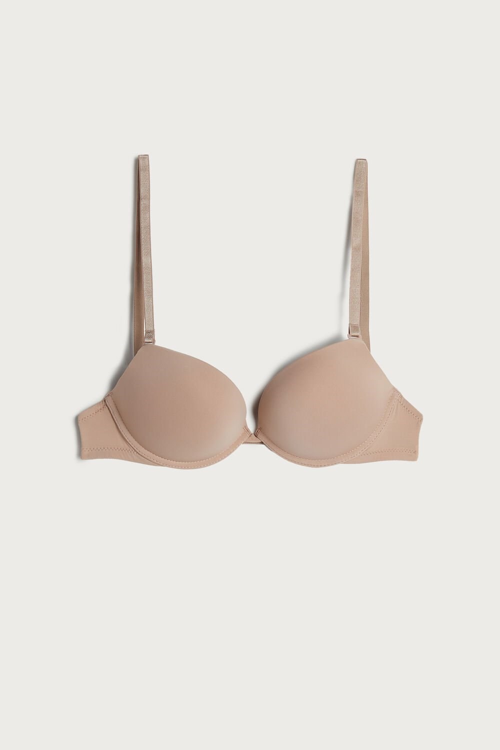 Natural - 044 - Soft Beige Intimissimi Silvia Multifunction Push-up Bra in Microfiber | QGJS-04793