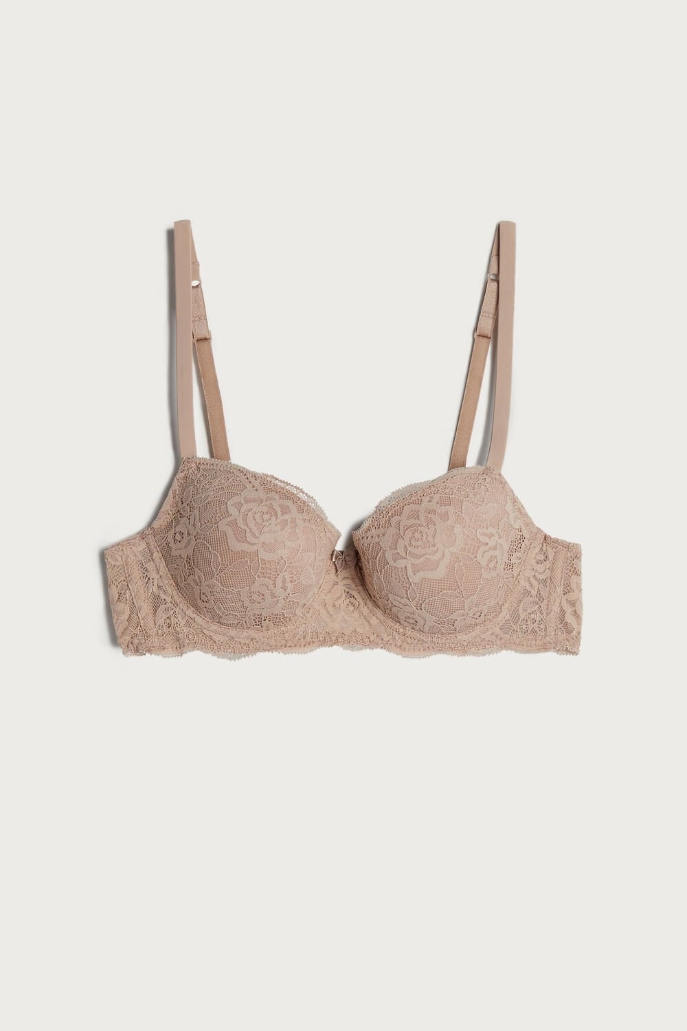 Natural - 044 - Soft Beige Intimissimi Sofia Lace Balconette Bra | VMTG-20817