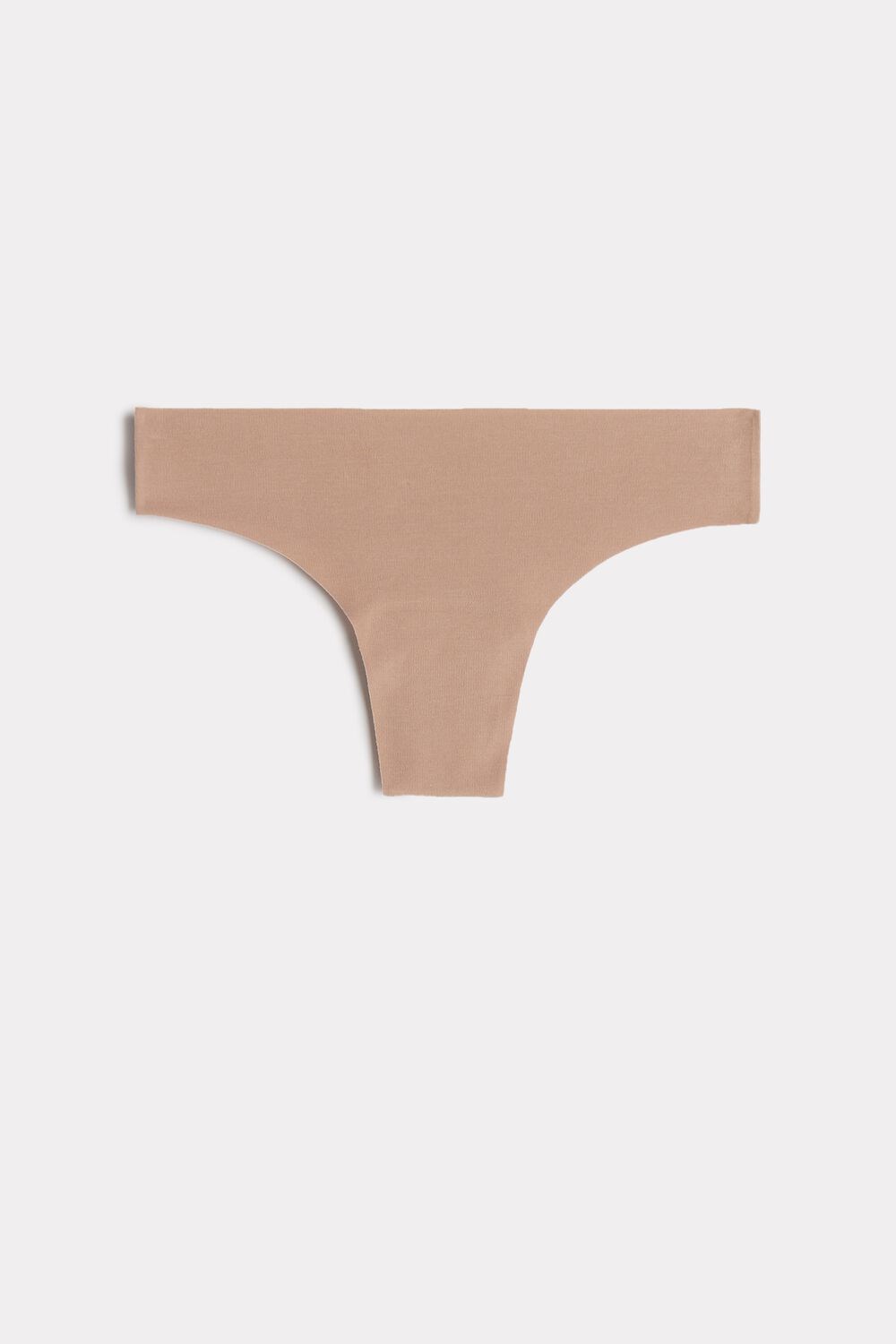 Natural - 044 - Soft Beige Intimissimi Seamless Supima® Cotton Brazilian Panties | WLPS-61540