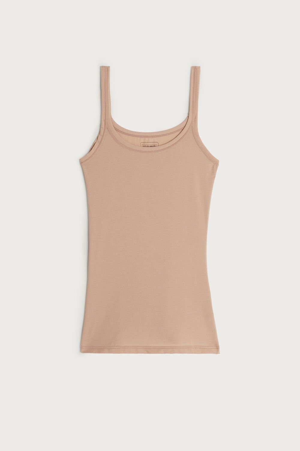 Natural - 044 - Soft Beige Intimissimi Ultralight Supima® Cotton Top | CWKL-92036