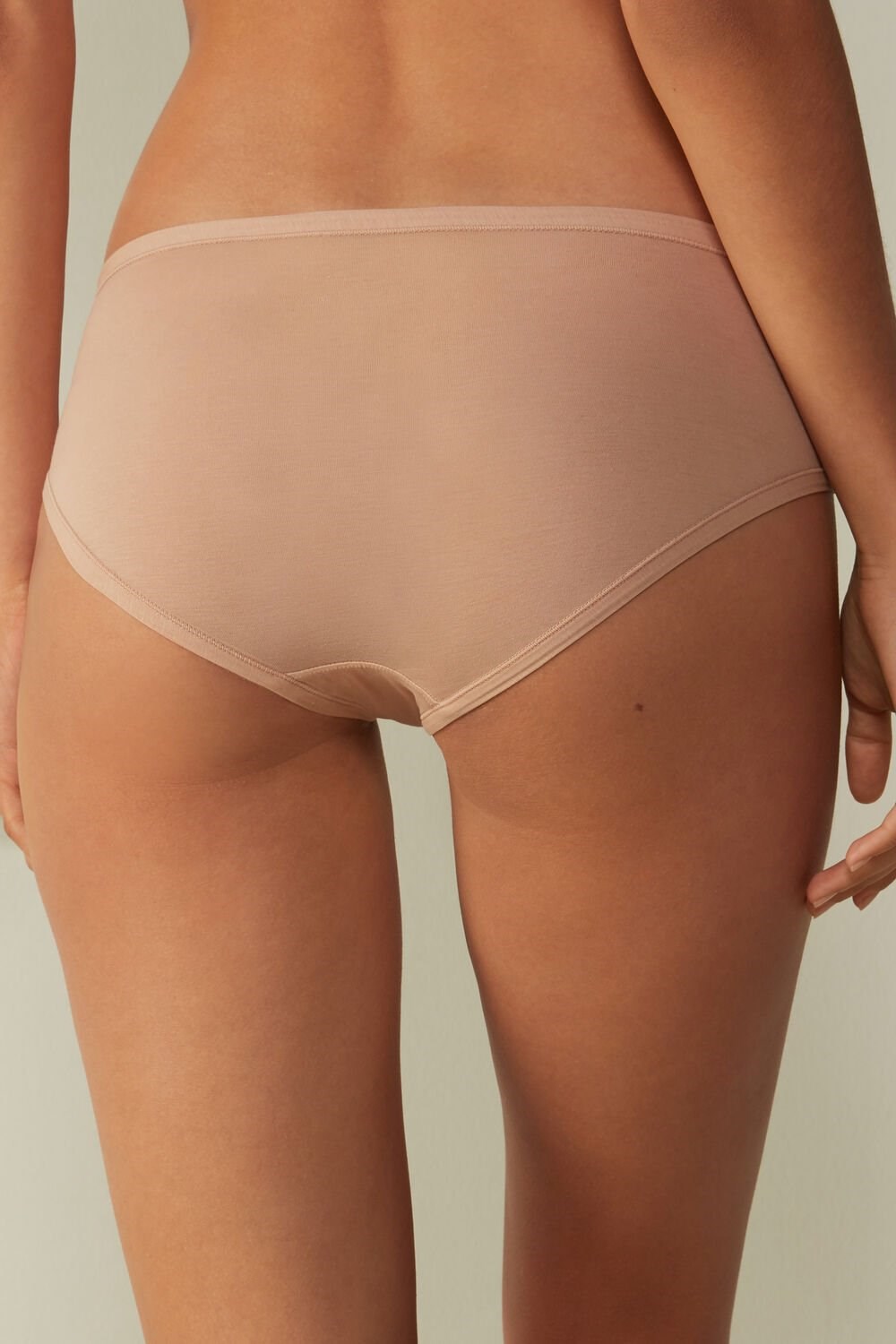 Natural - 044 - Soft Beige Intimissimi Ultralight Supima® Cotton Briefs | UAYK-21079