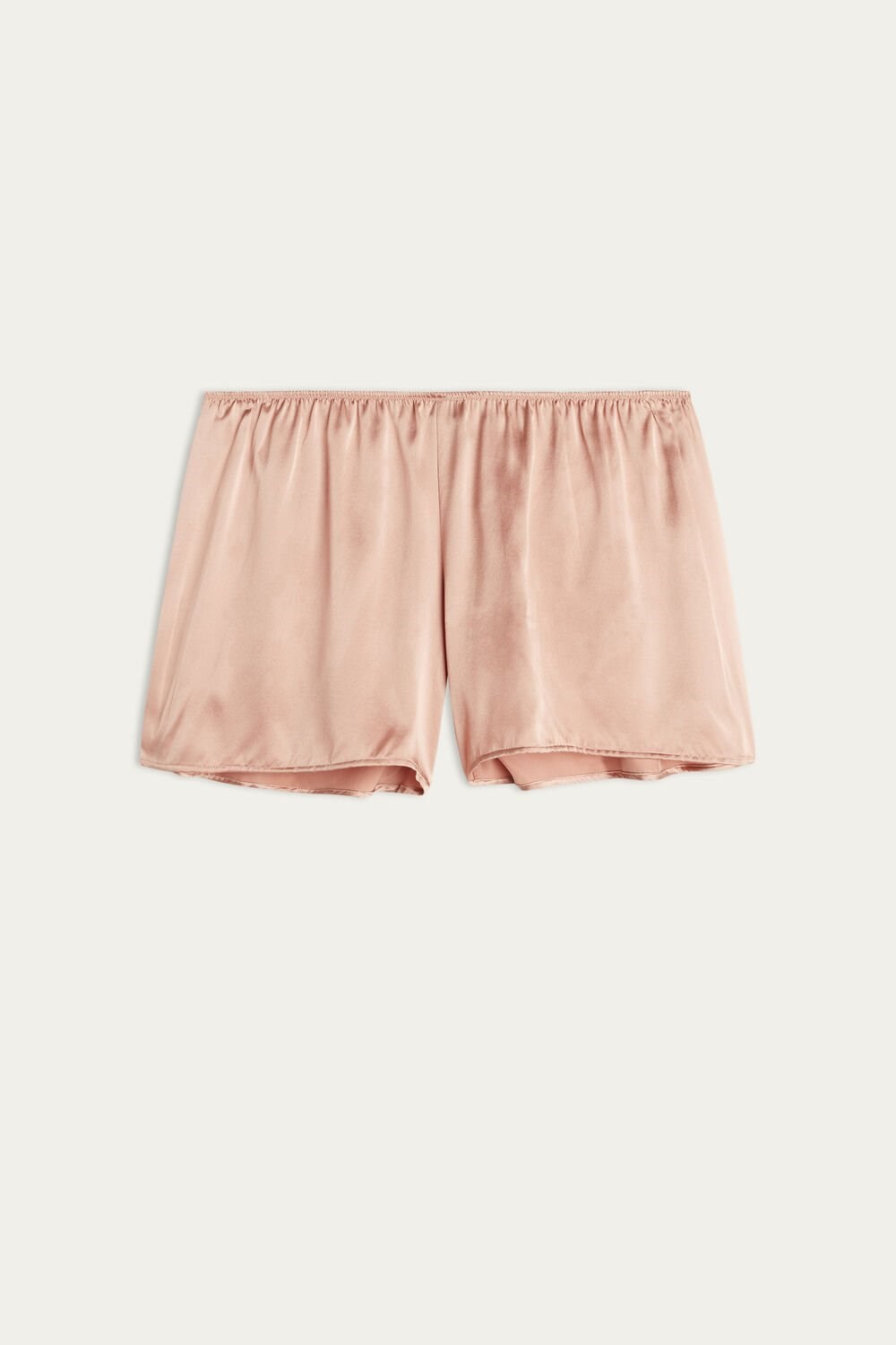 Natural - 163i - Satin Pink Intimissimi Smooth Silk-Satin Shorts | SGIM-15386