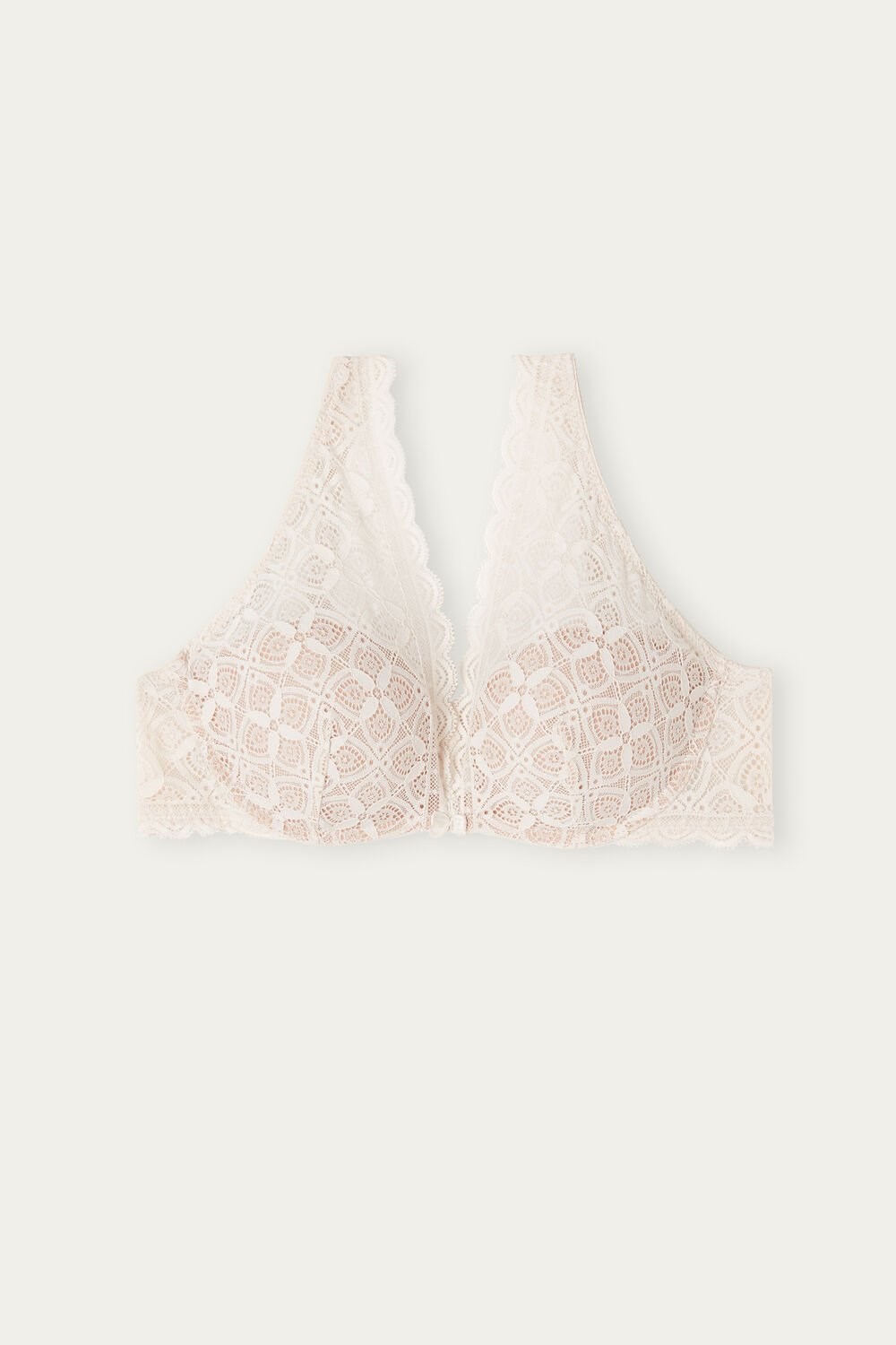 Natural - 2280 - Silk Pink Intimissimi Giorgia Balconette Bra in Lace | RHCS-57860