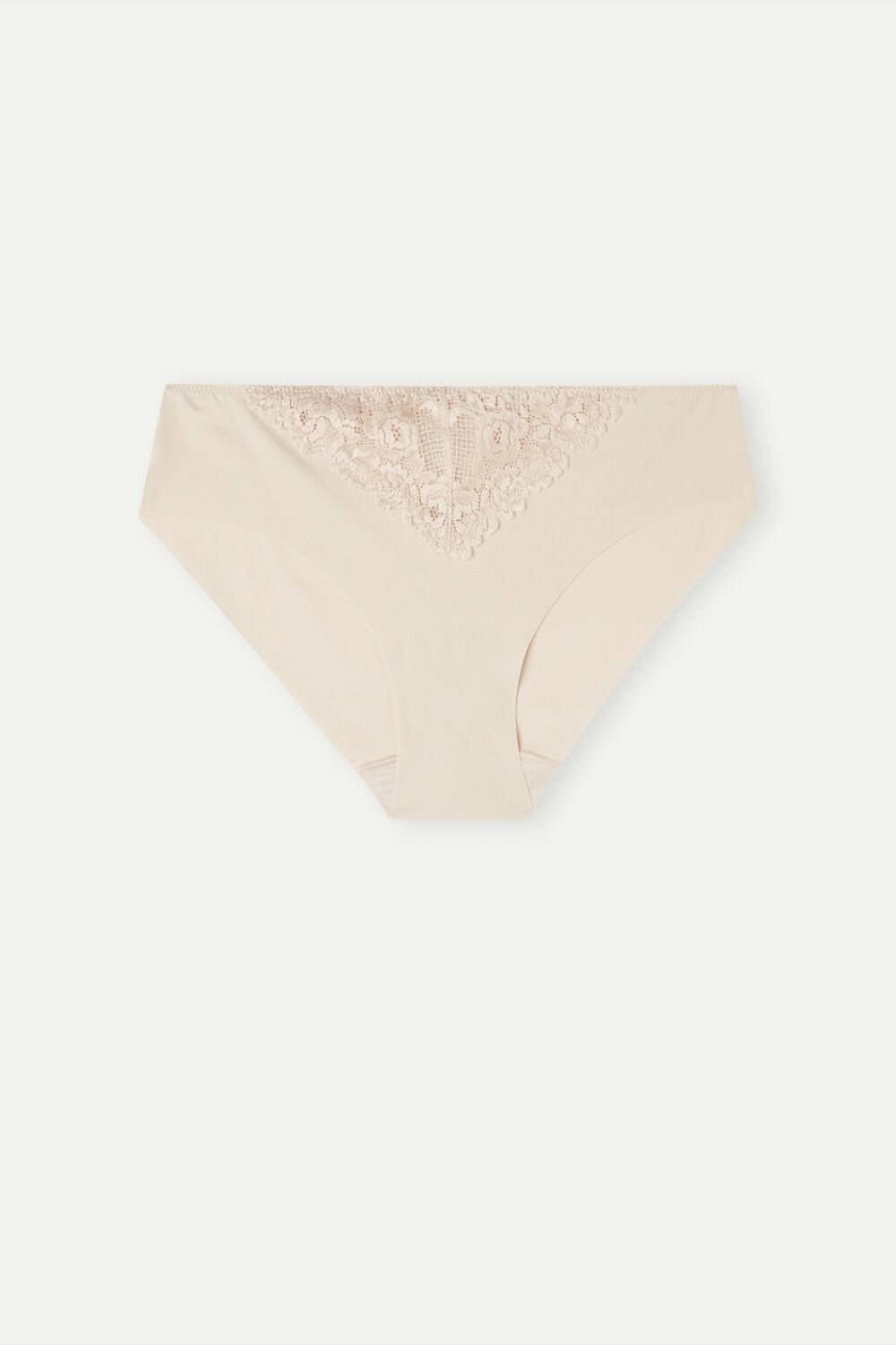 Natural - 2280 - Silk Pink Intimissimi Pretty Flowers Seamless Cotton Panties | MKVJ-87160