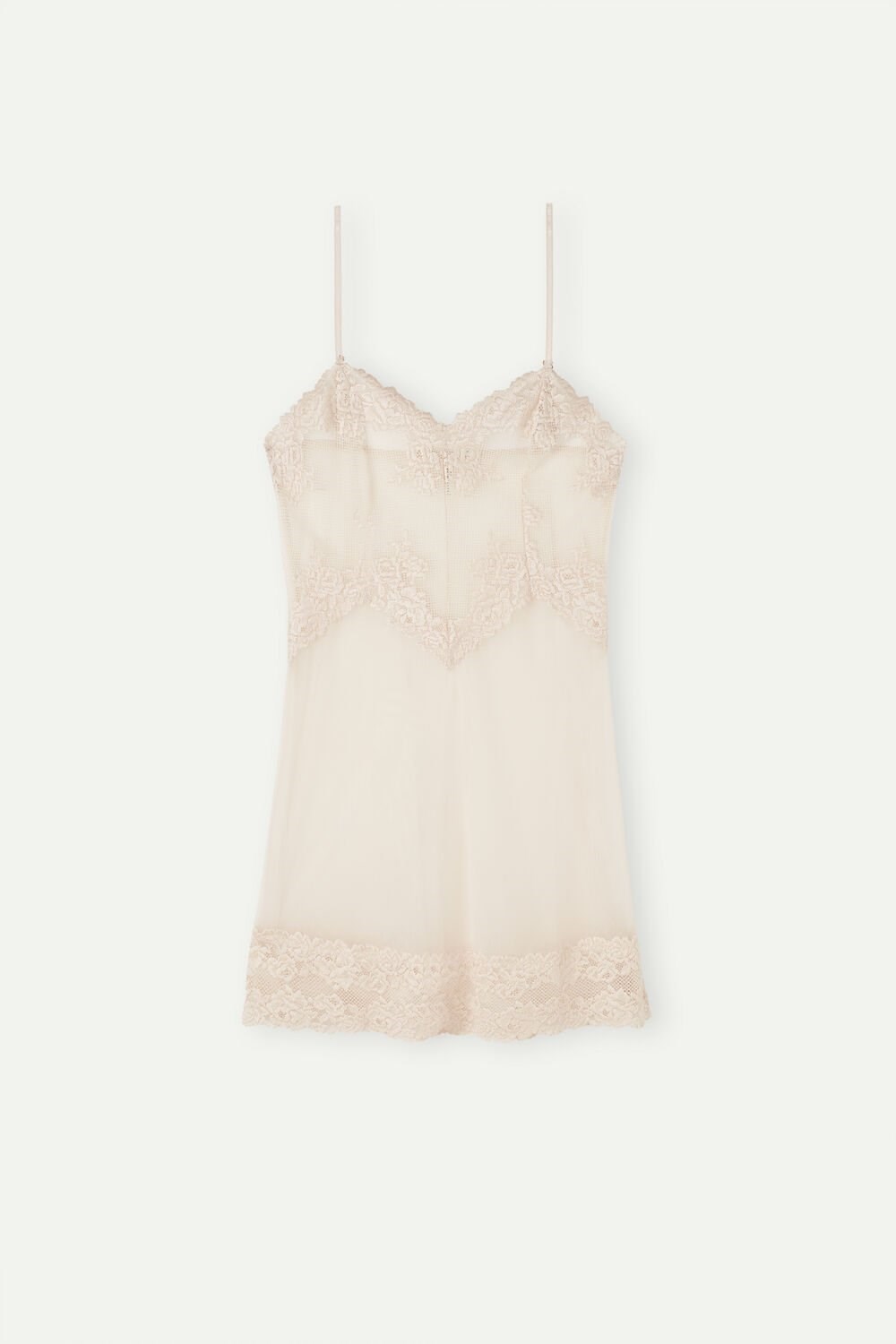 Natural - 2280 - Silk Pink Intimissimi Pretty Flowers Babydoll | TGZK-74962