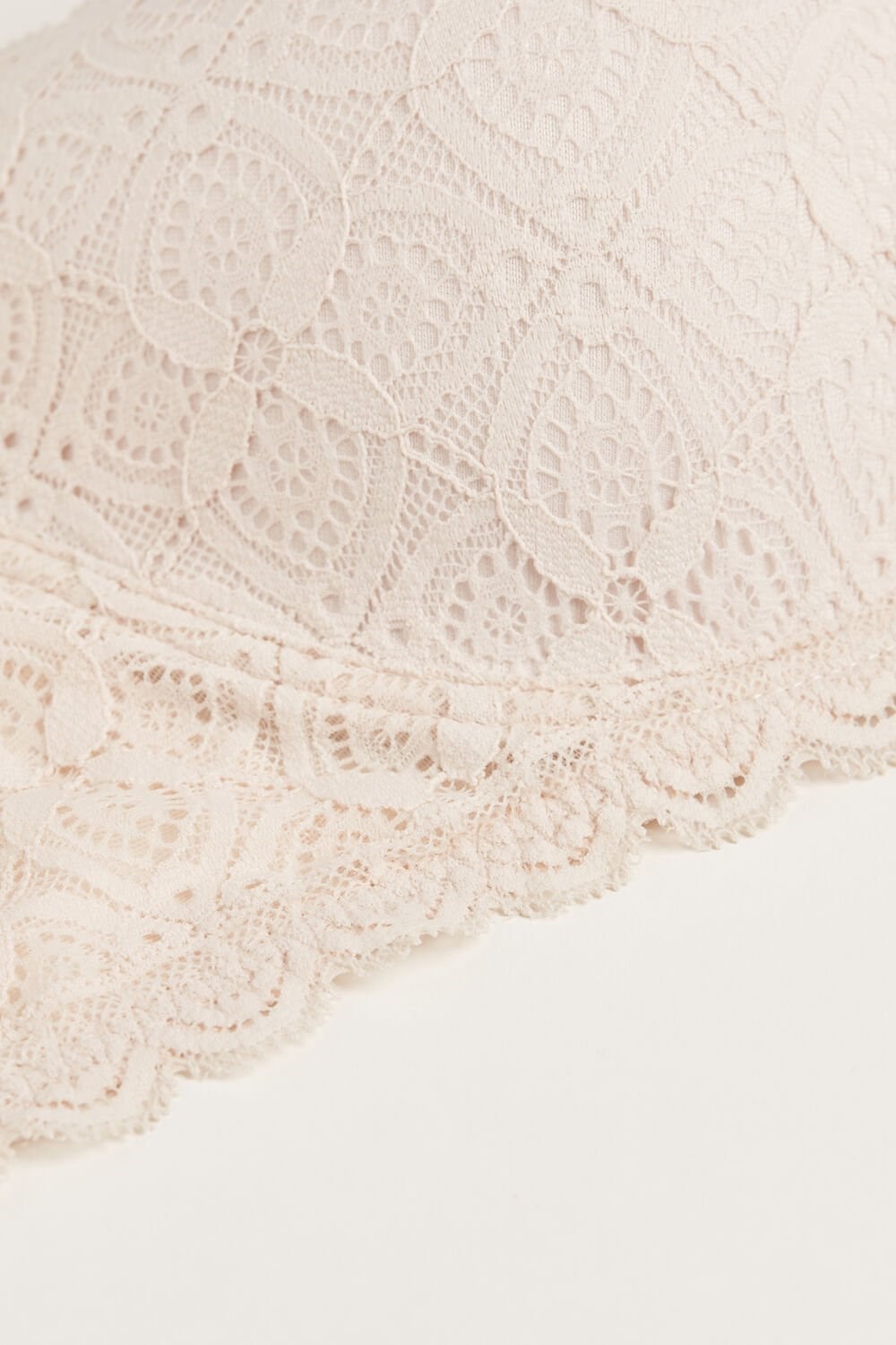 Natural - 2280 - Silk Pink Intimissimi Sofia Balconette Bra in Lace | AYJN-92605