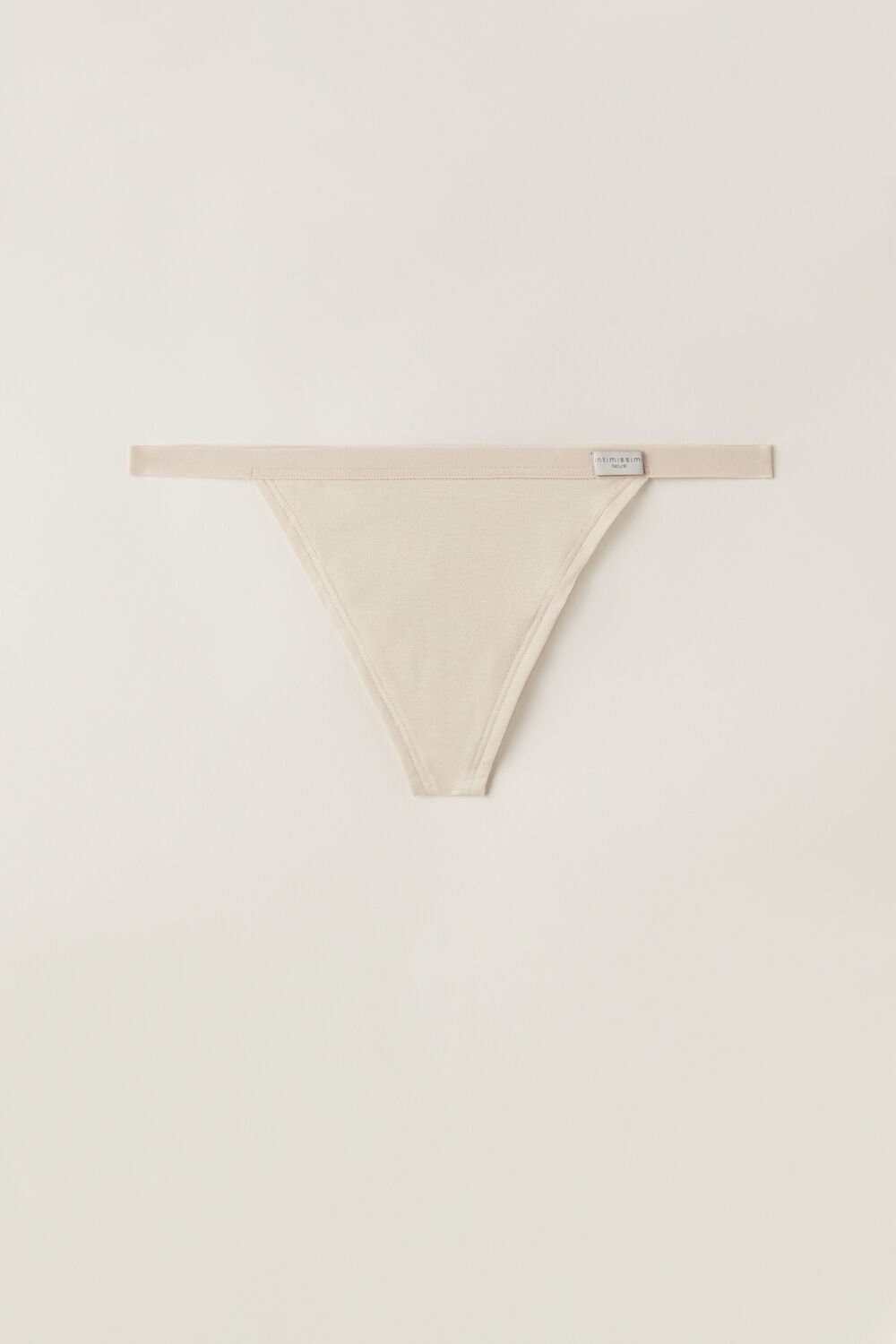 Natural - 2280 - Silk Pink Intimissimi String Thong in Cotton | MOQC-03628