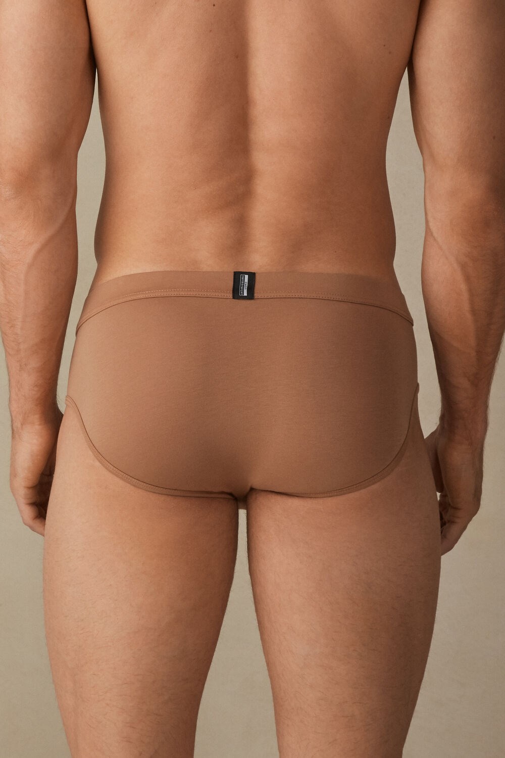 Natural - 417i - Medium Beige Intimissimi Natural Fresh Supima® Cotton Briefs | GXFC-35017