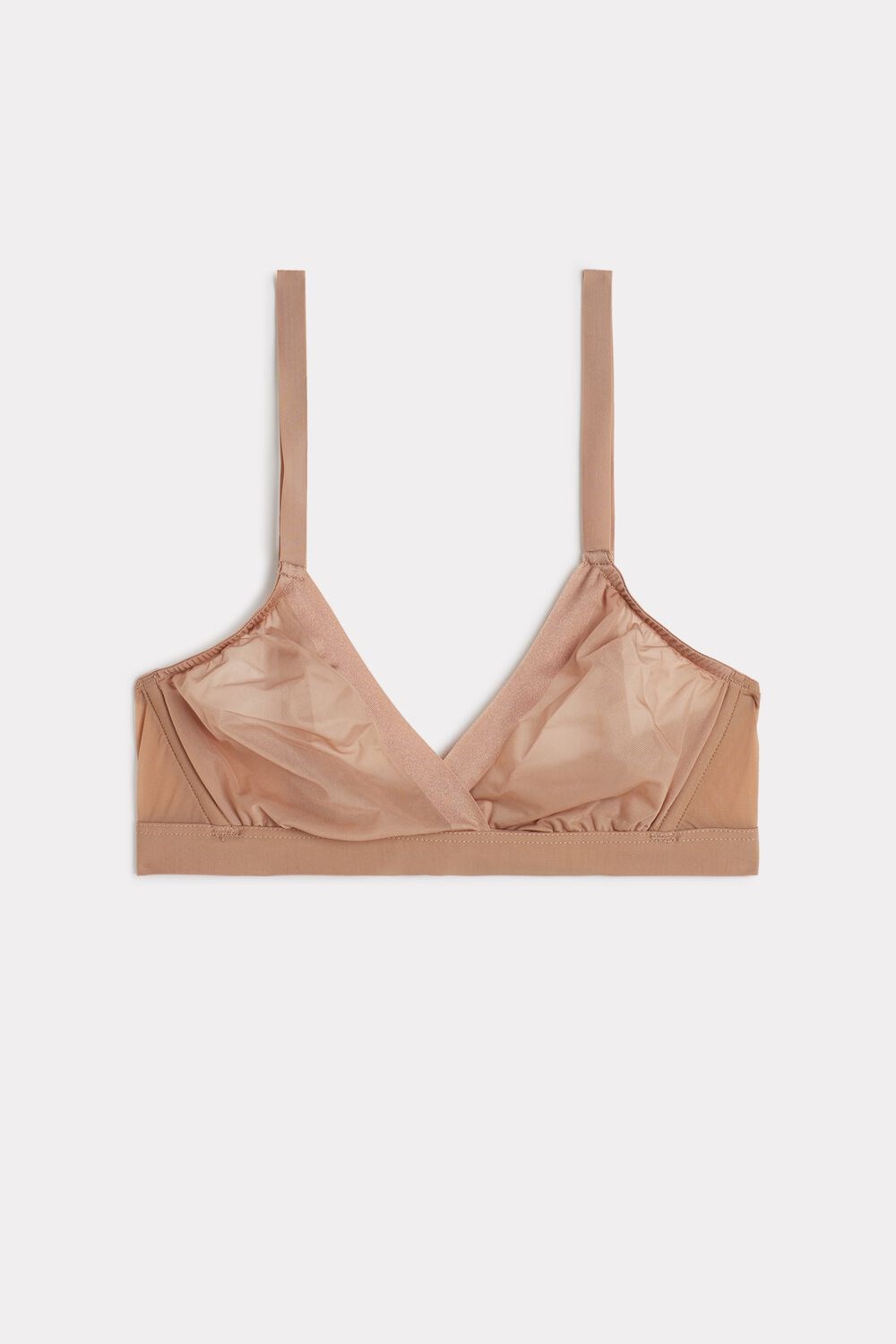 Natural - 417i - Medium Beige Intimissimi Emma Invisible Touch Triangle Bra | HZVN-28930