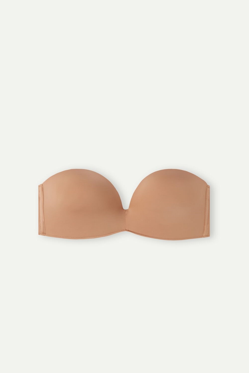 Natural - 417i - Medium Beige Intimissimi Laura Bandeau Bra in Ultralight Microfiber | QLVT-30146