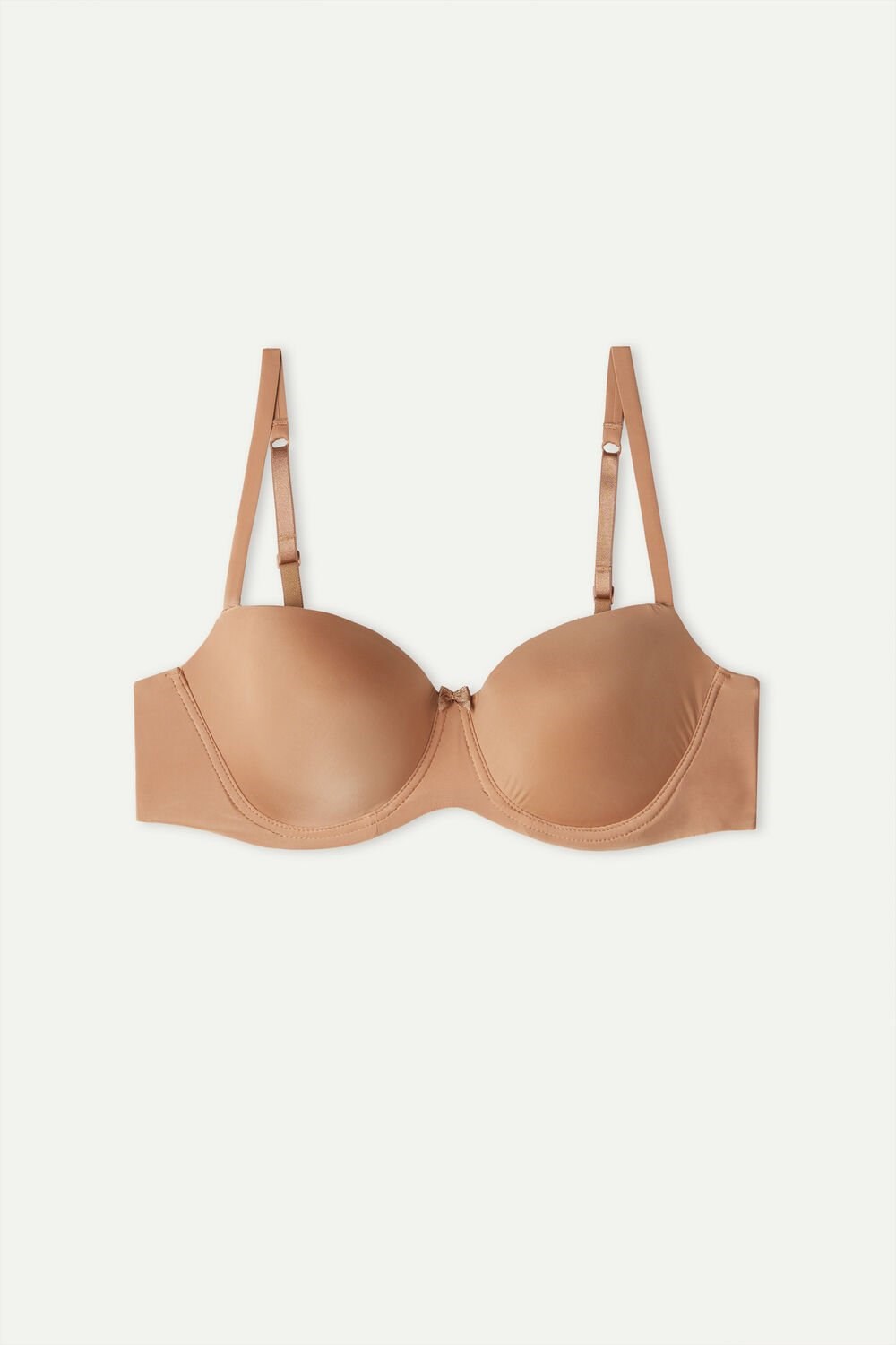 Natural - 417i - Medium Beige Intimissimi Sofia Balconette Bra in Ultralight Microfiber | VKUQ-67805