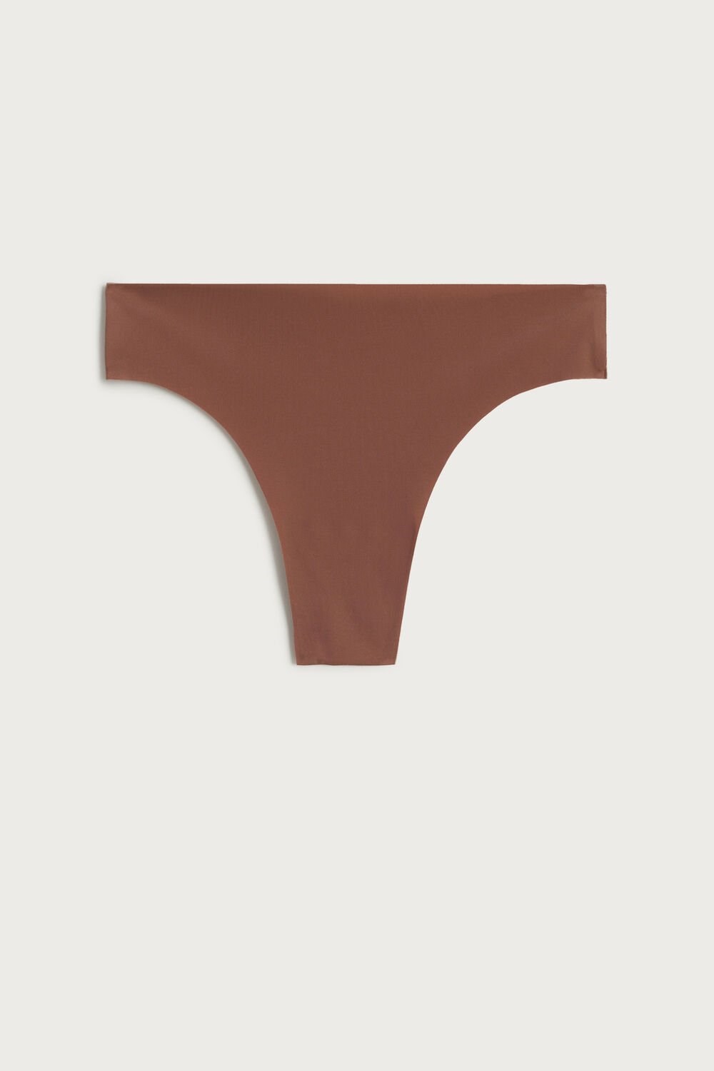 Natural - 502i - Dark Beige Intimissimi Brazilian Panties in Seamless Ultra Light Microfiber | GOFB-60148