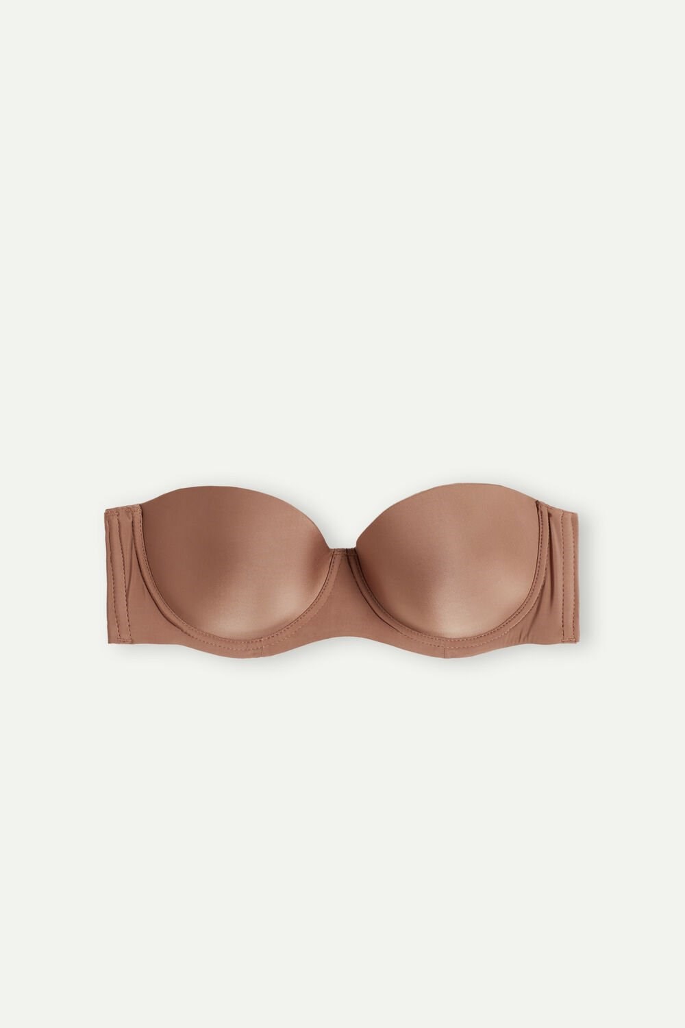 Natural - 502i - Dark Beige Intimissimi Giada Microfiber Bandeau Bra | KYCR-97503