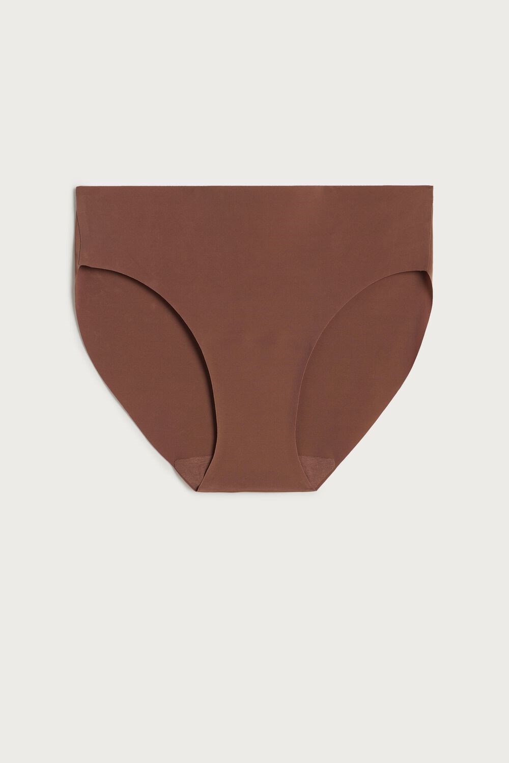 Natural - 502i - Dark Beige Intimissimi Seamless Microfiber Panties | VABD-43270