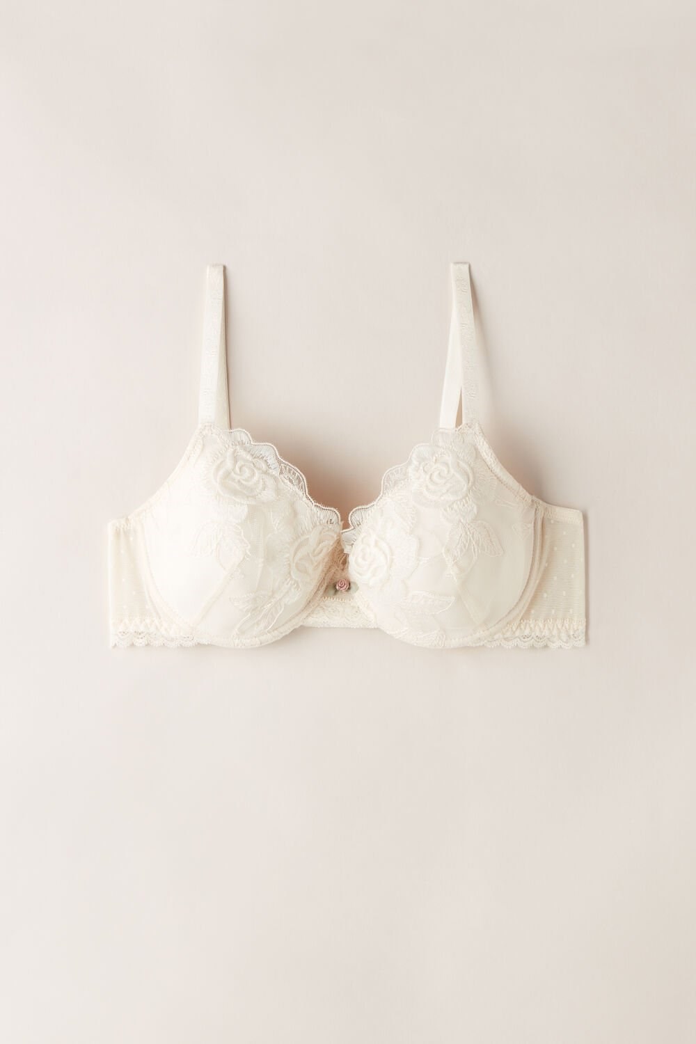 Natural - 612i - Vanilla Ivory Intimissimi Scent of Roses Francesca Balconette Bra | FGYI-93280