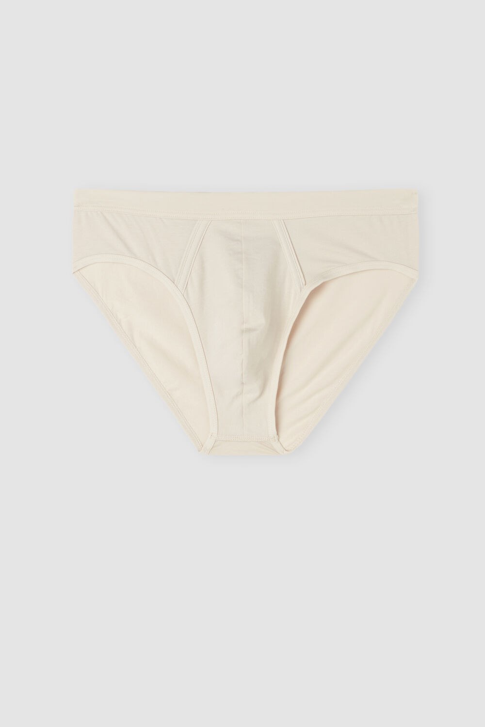 Natural - 721i - Rope Beige Intimissimi Natural Fresh Supima® Cotton Briefs | XQYW-03421