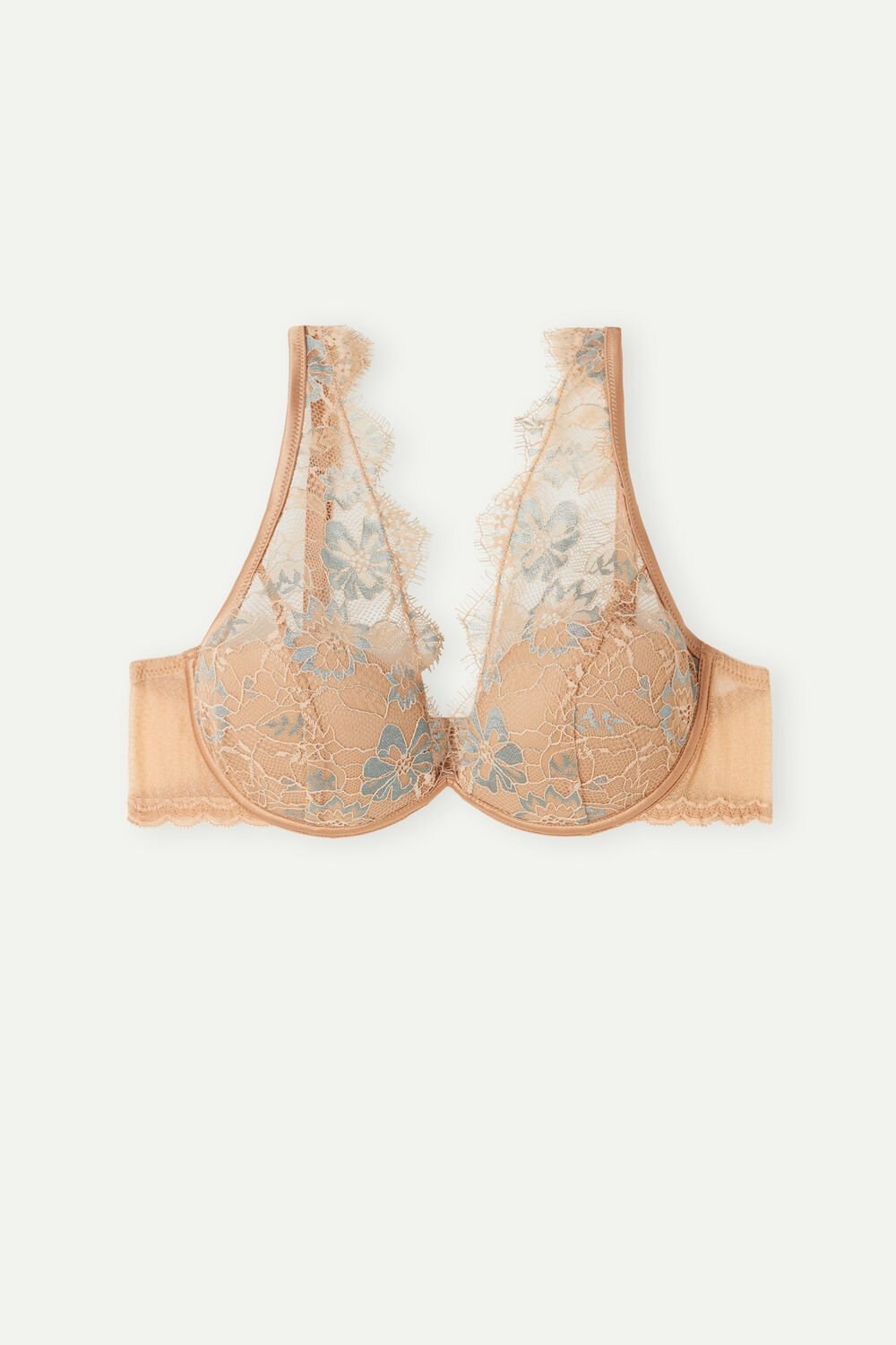 Natural - 988i - Neutral Beige Intimissimi Elena Shift Into Neutrals Balconette Bra | DMST-65931