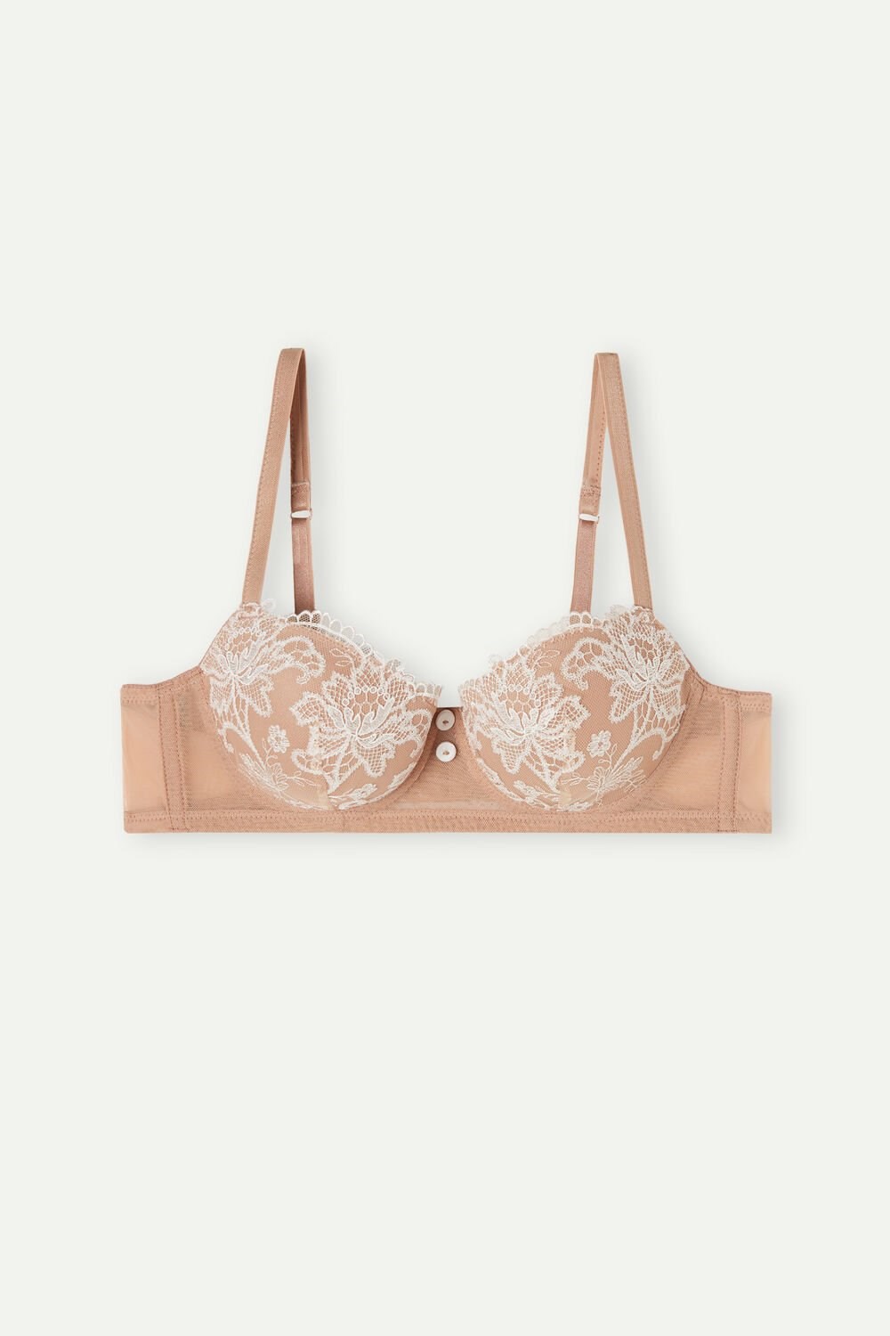 Natural - 989i - Soft Beige / Talco Intimissimi Sofia Lovely Day Balconette Bra | EOJW-30847