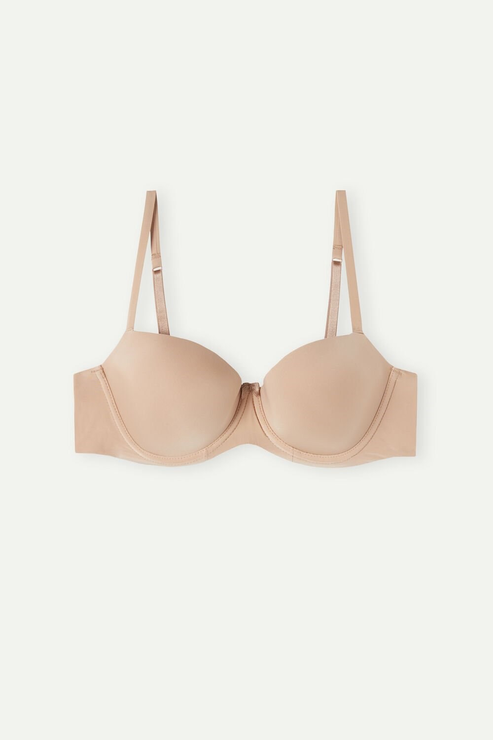 Natural - Intimissimi Sofia Balconette Bra in Ultralight Microfiber | AKGT-40735