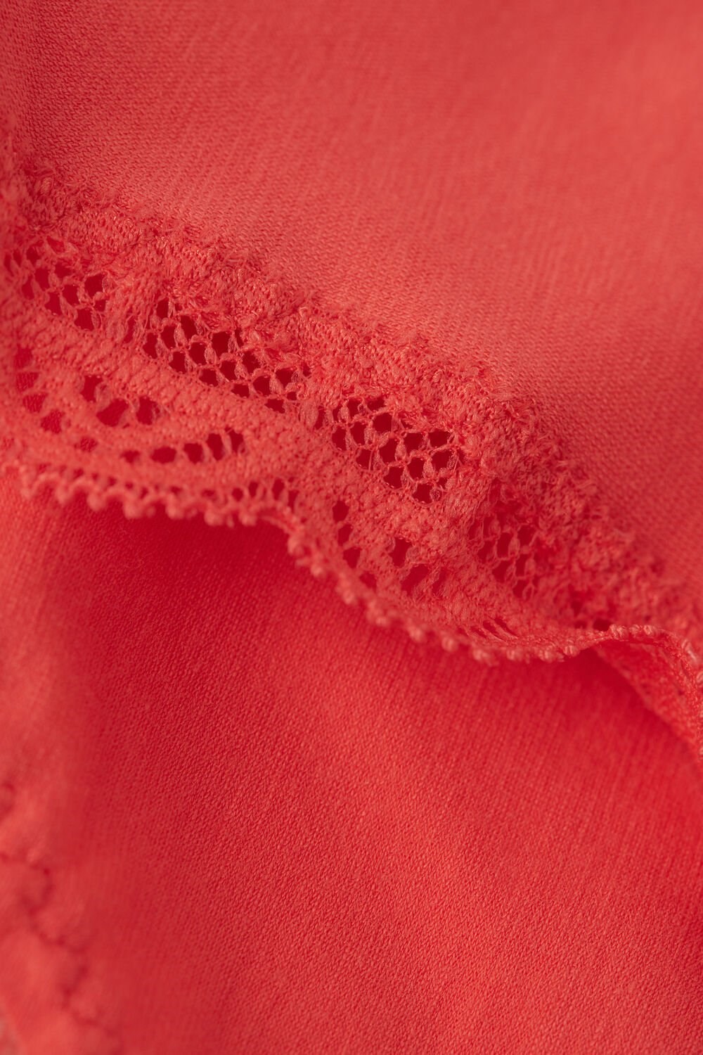 Orange - 219j - Flame Scarlet Intimissimi Cotton and Lace Panties | CBSU-28593