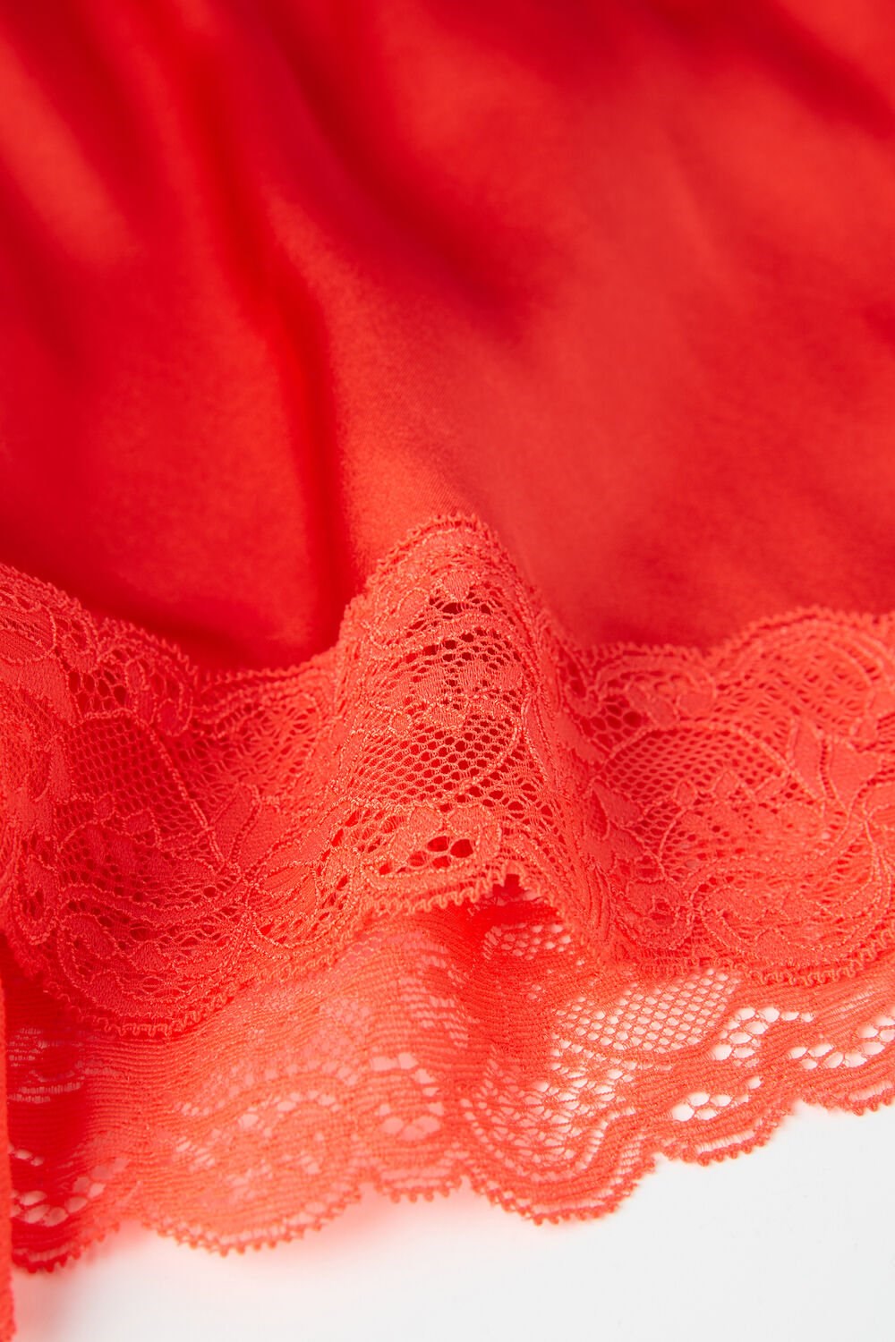 Orange - 219j - Flame Scarlet Intimissimi Silk Shorts | COID-42953