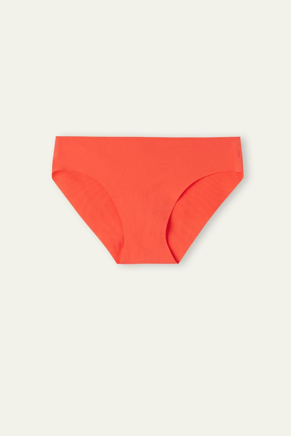 Orange - 219j - Flame Scarlet Intimissimi Seamless Supima® Cotton Panties | THCE-96804