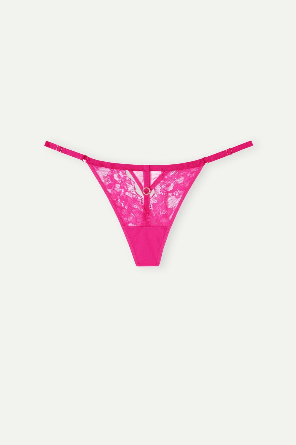 Pink - 206j - Valentine Pink Intimissimi Fearless Femininity String Thong | BKAD-04327