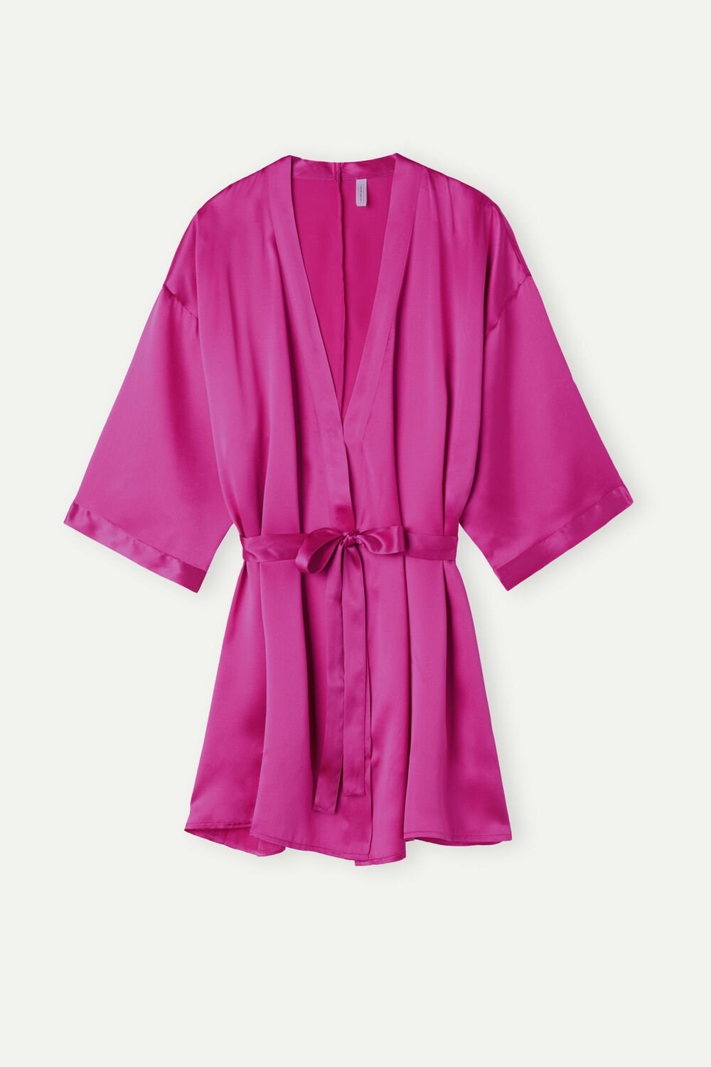 Pink - 206j - Valentine Pink Intimissimi Silk Kimono | HVRK-47290